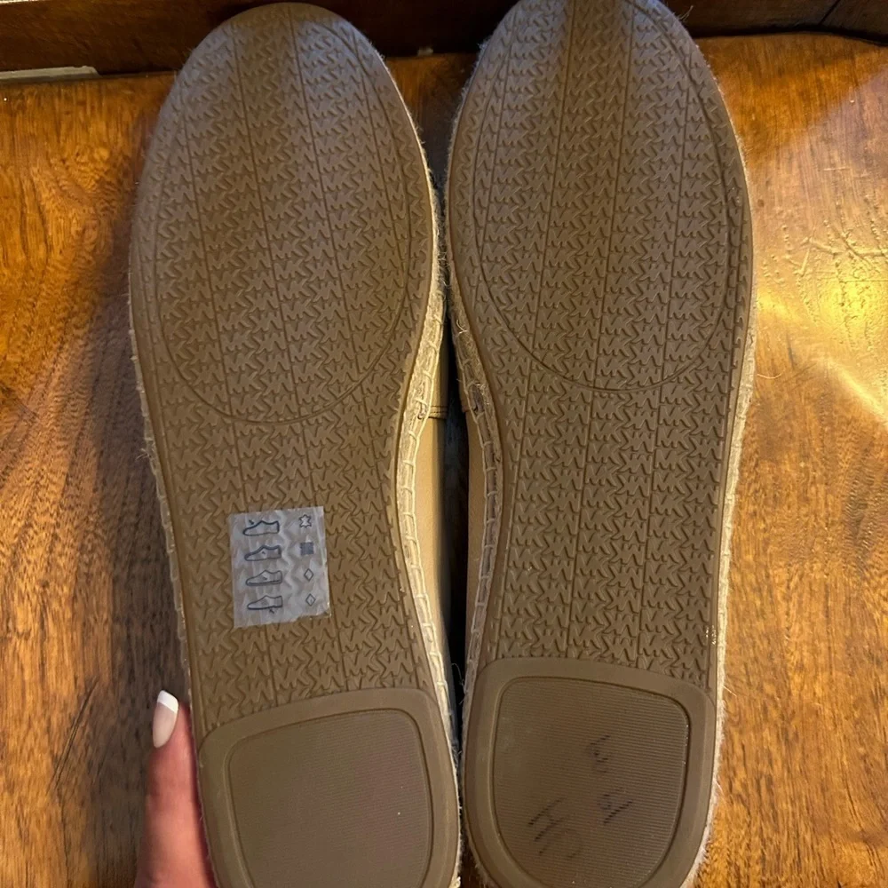 Michael Kors Pink & Black Leather Kendrick Toe Cap Espadrilles Slip On S…